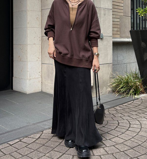  「【新色追加】【インフルエンサー OKOCHI企画】ハーフジップスウェット」|Tシャツ・カットソー|