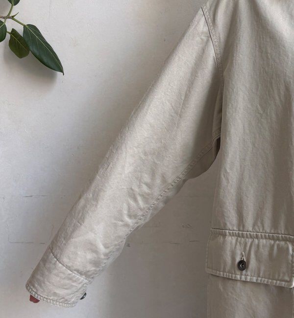  「レザーカラーカバーオールジャケット」|ブルゾン・スタジャン|