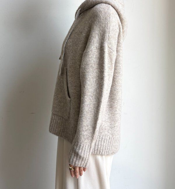  「ホイップヤーンジップフーディー」|カーディガン|