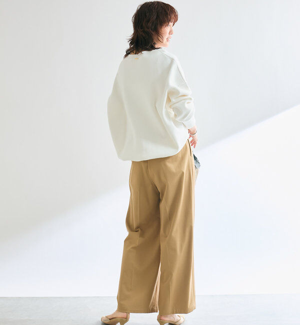  「【セットアップ対応】コットンスムースラウンドヘムニット」|ニット・セーター|