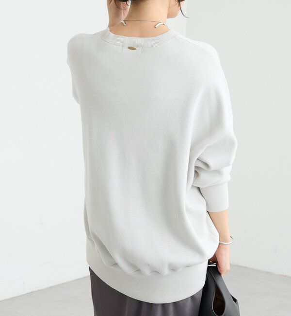  「【セットアップ対応】コットンスムースラウンドヘムニット」|ニット・セーター|