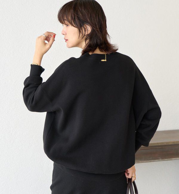  「【セットアップ対応】コットンスムースラウンドヘムニット」|ニット・セーター|