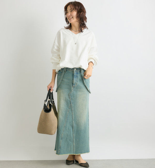  「【秋カラー登場】2wayスウェット」|Tシャツ・カットソー|