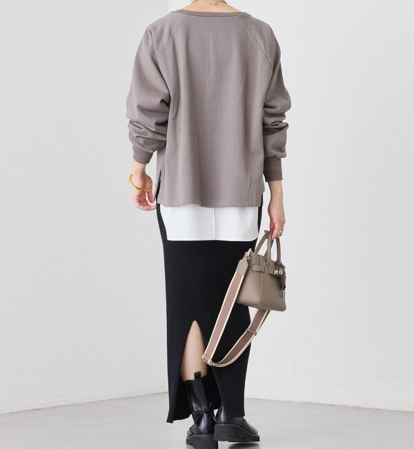  「【新色追加/抜け感◎】ハーフZIPスウェット」|Tシャツ・カットソー|