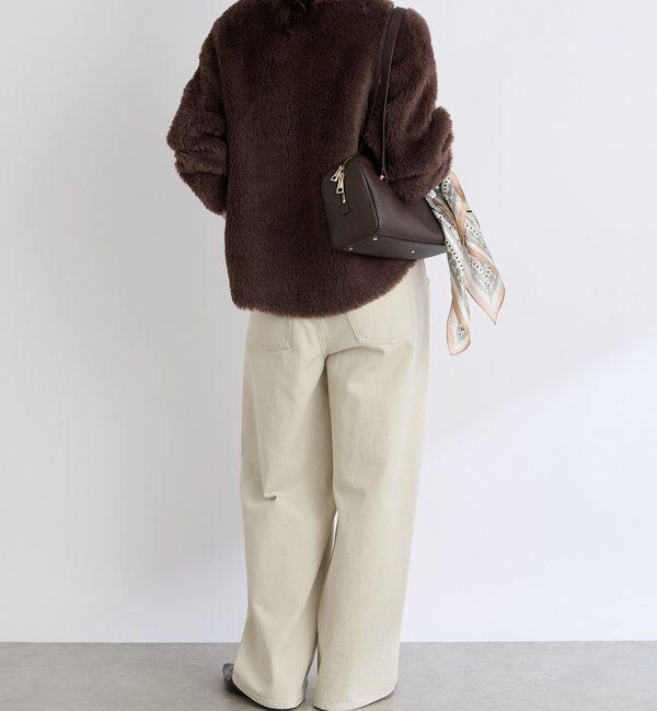  「【リバイバル/着映え】ダブルフェイスシャギーカーデ・2」|カーディガン|