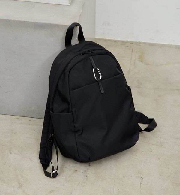  「【撥水加工】【2.718】リングバックパック」|トートバッグ|ブラック