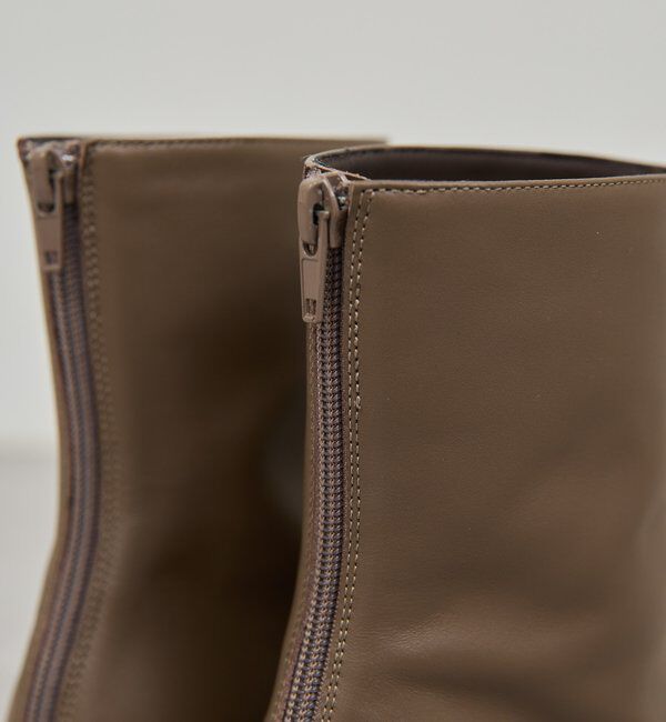  「【2.718】オブリークショートブーツ」|ショートブーツ|