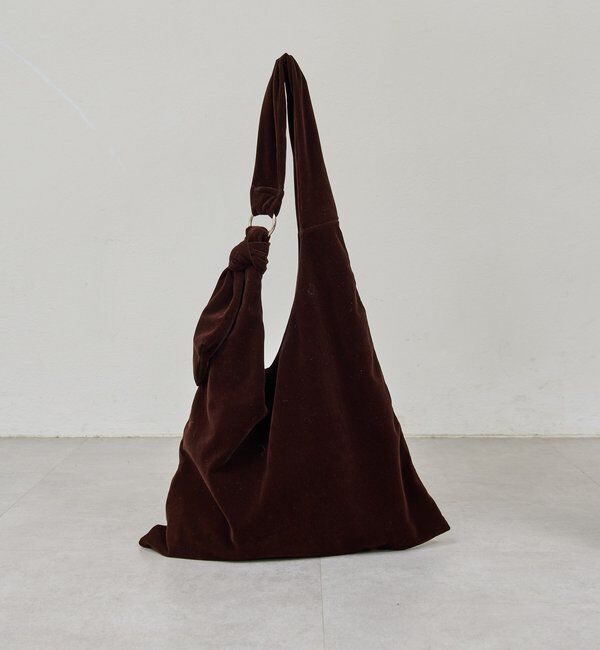  「【2.718】ベロアノットショルダー」|トートバッグ|