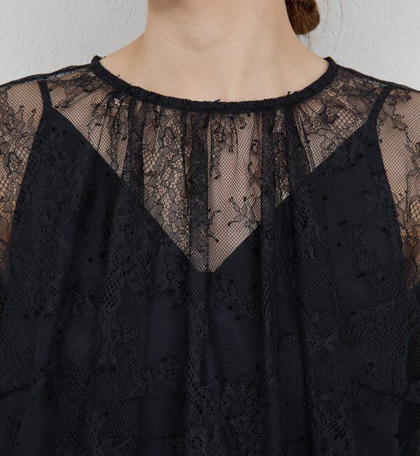  「【25th記念アイテム】レースフレアスリーブブラウス」|シャツ・ブラウス|