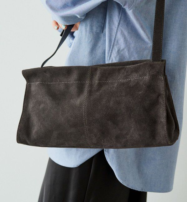  「【再値下げ】スエードショルダーバッグ」|ショルダー・メッセンジャー|