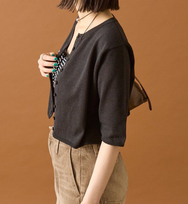  「チビボタンカーディガン」|カーディガン|
