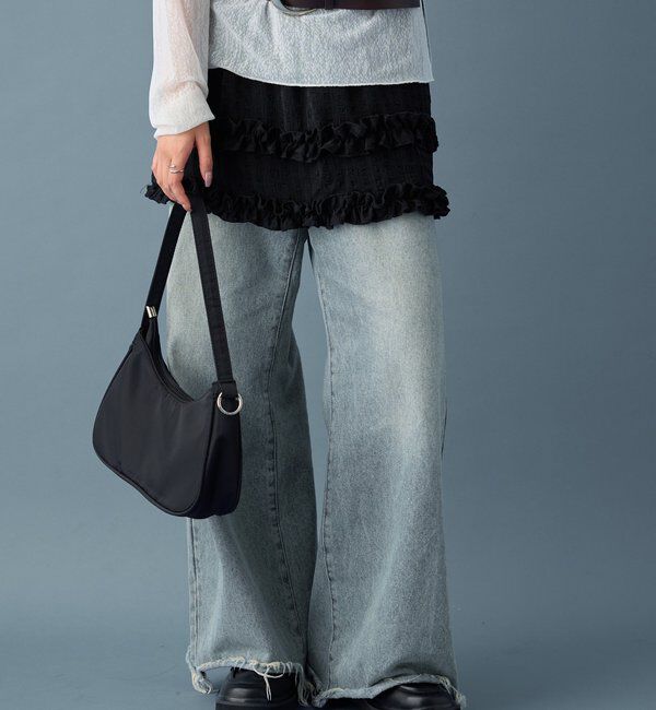  「ティアードミニスカート」|スカート|