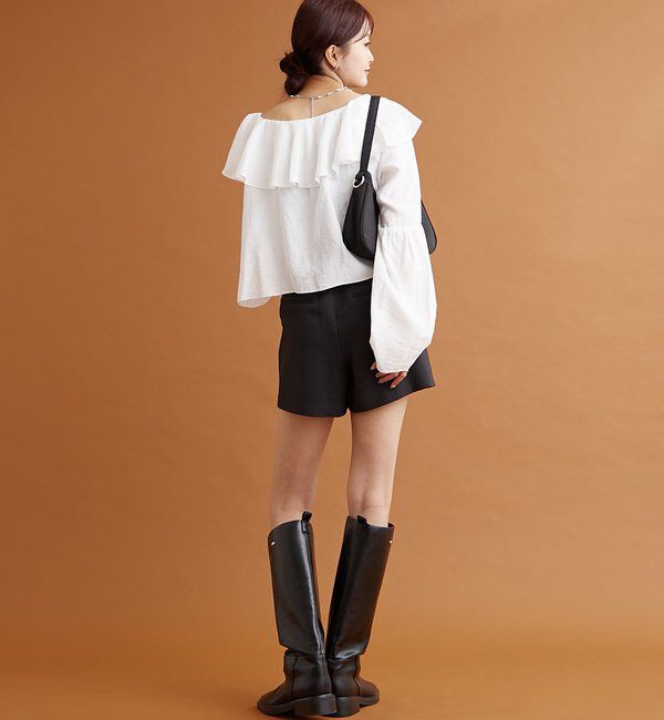  「ラッフルボレロブラウス」|シャツ・ブラウス|