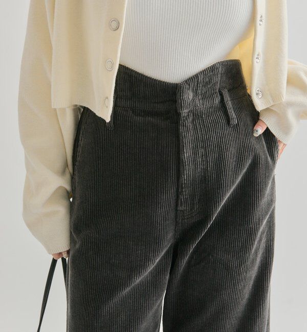  「コーデュロイ ウェーブパンツ」|チノ|