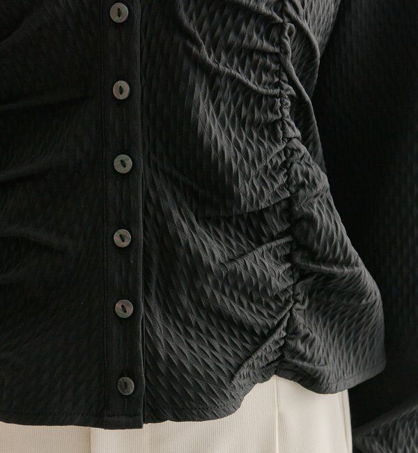  「長袖パフビスチェブラウス」|シャツ・ブラウス|