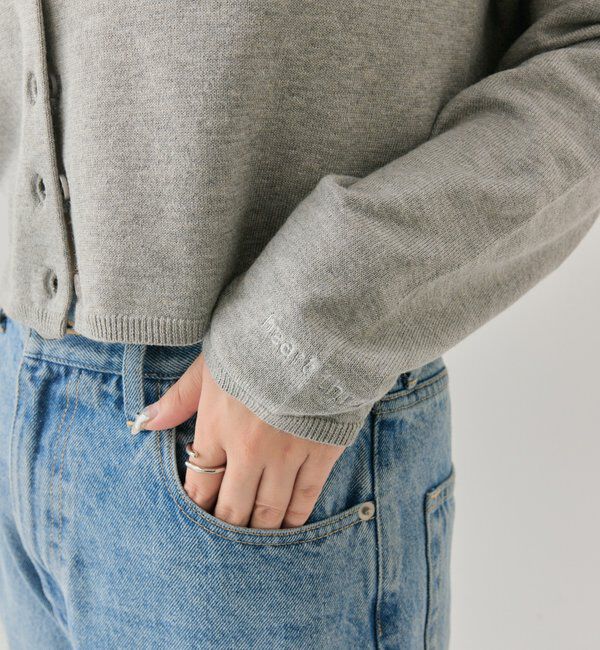  「チビボタン長袖カーディガン」|カーディガン|