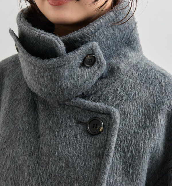  「ウール混 シャギーミドルコート」|その他|