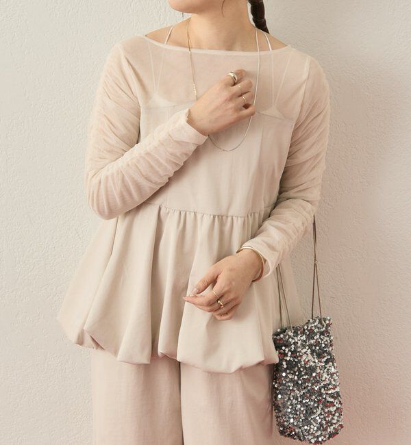  「【@aoiikegaya企画】チュール切替ペプラムSET UP」|チノ|