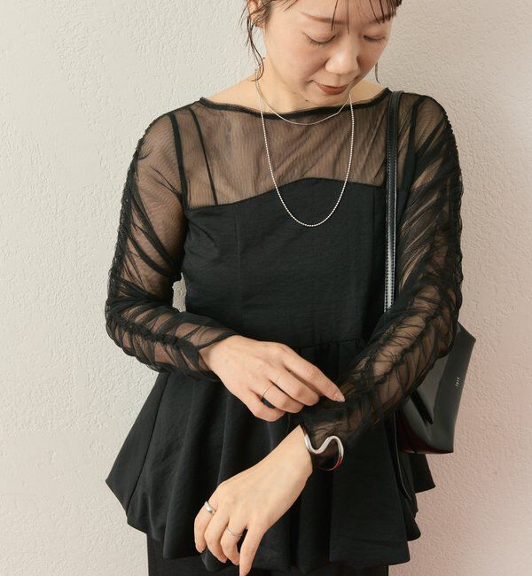  「【@aoiikegaya企画】チュール切替ペプラムSET UP」|チノ|