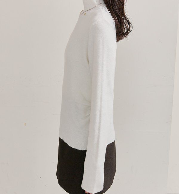  「プレート付きハイネックニット」|ニット・セーター|