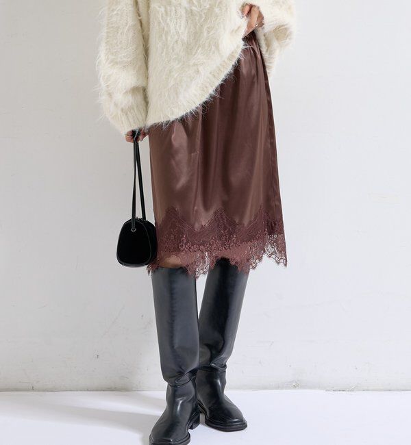  「裾レースマルチスカート」|スカート|