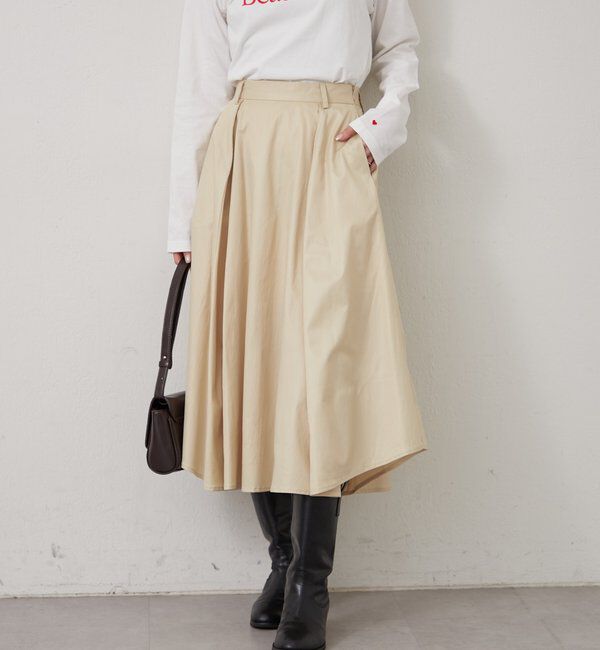  「フレアミドルスカート」|スカート|