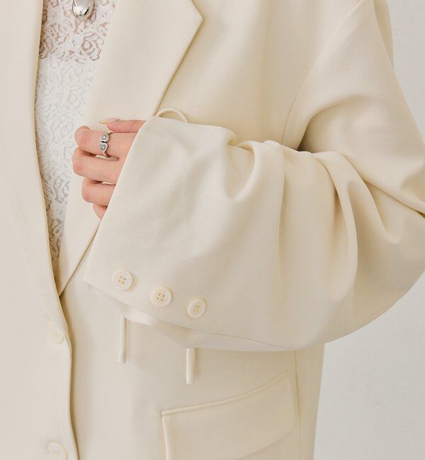  「ドロストスリーブテーラードジャケット」|テーラードジャケット|