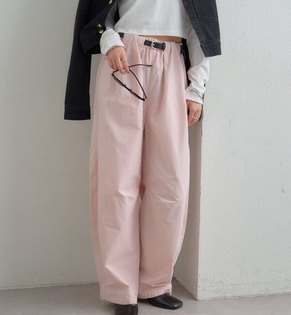  「ボリュームイージーパンツ」|チノ|