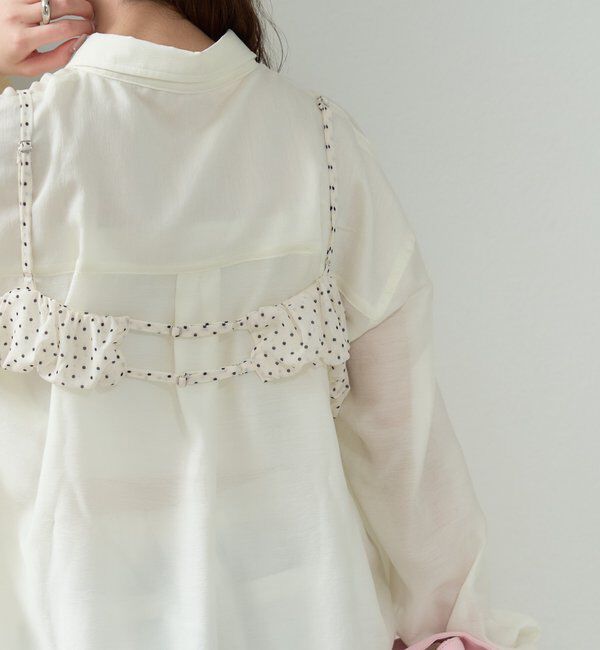  「シアーシャツビスチェSET」|シャツ・ブラウス|