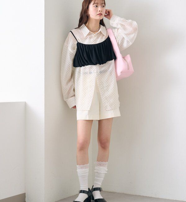  「シアーシャツビスチェSET」|シャツ・ブラウス|