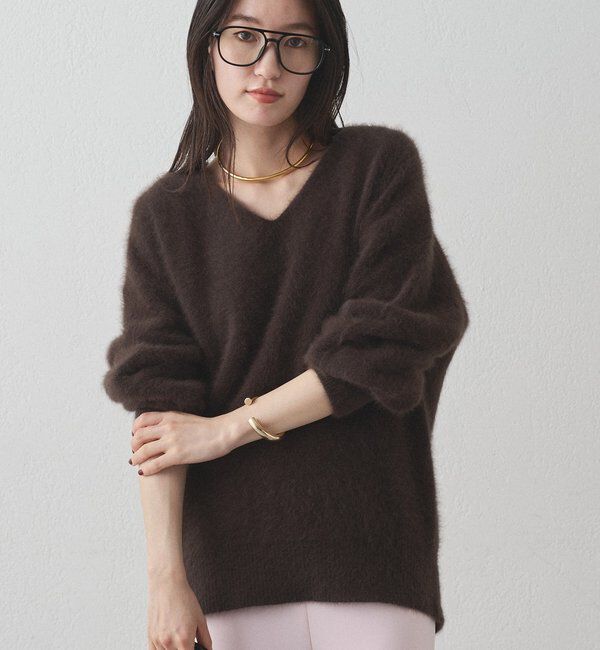  「FURカシミヤVニット」|ニット・セーター|