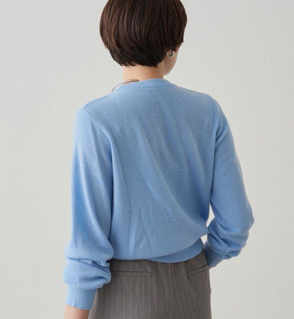  「ウールカシミヤクルーニット」|ニット・セーター|
