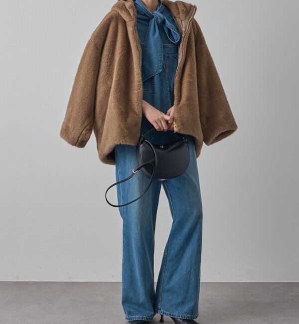  「フードフェイクファーブルゾン」|ベスト・ジレ|