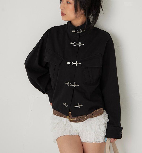  「ファイヤーマンミリタリーシャツジャケット」|ブルゾン・スタジャン|