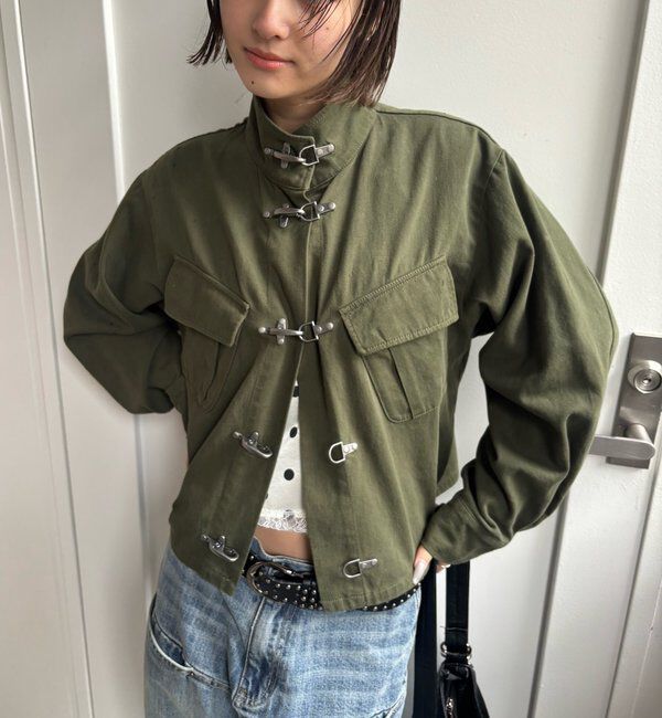  「ファイヤーマンミリタリーシャツジャケット」|ブルゾン・スタジャン|