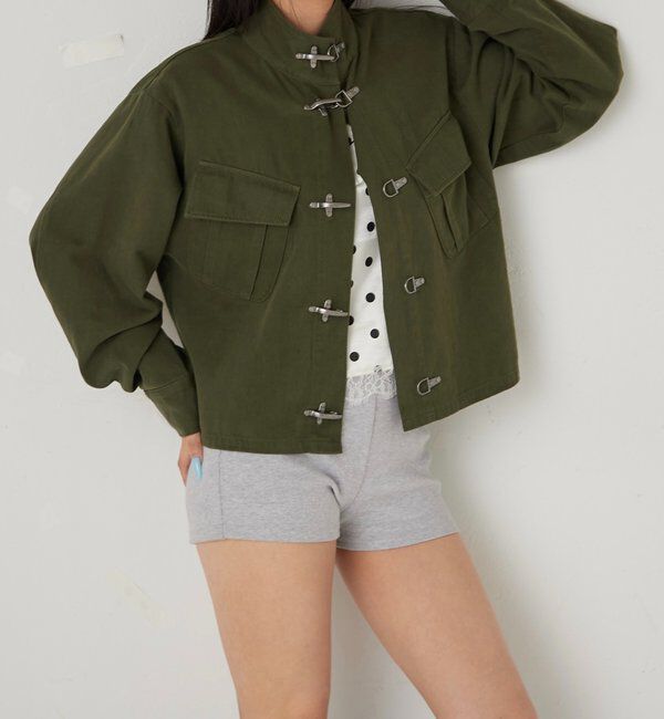  「ファイヤーマンミリタリーシャツジャケット」|ブルゾン・スタジャン|