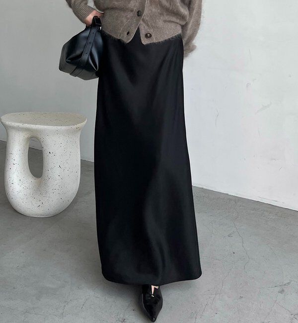  「【サイズ展開あり・新色/ブラウン】バイアススカート」|スカート|