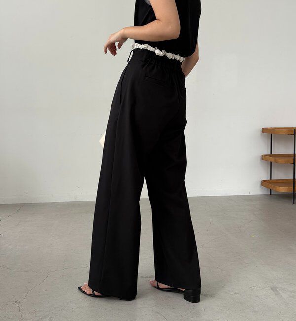  「フリルウエストパンツ」|チノ|