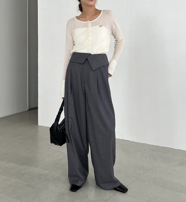  「〈C.L〉シアーヘンリーニット」|ニット・セーター|