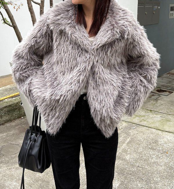  「【サイズ展開あり/軽量】MIXファースタンドカラーコート」|その他|