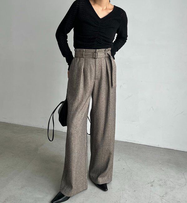  「起毛レースプルオーバー」|ニット・セーター|