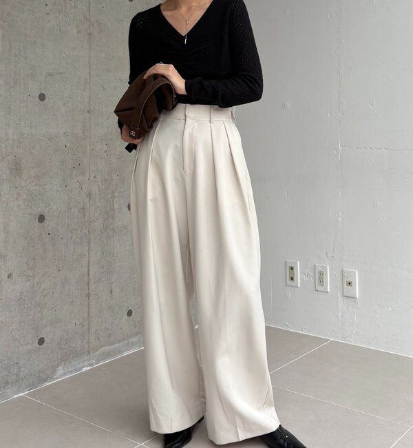  「起毛レースプルオーバー」|ニット・セーター|