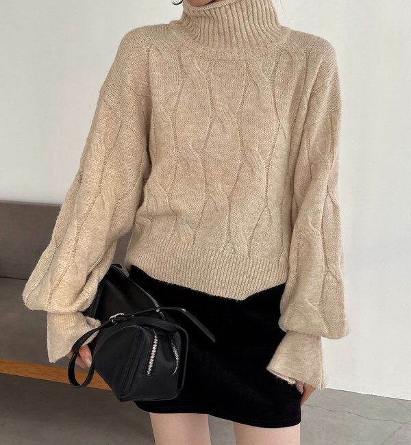  「ケーブルキャンディニット」|ニット・セーター|