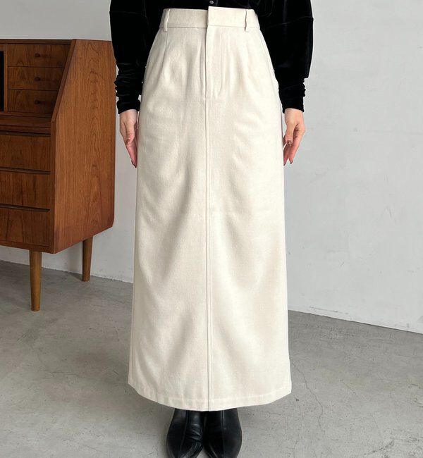  「ピーチタッチIラインスカート」|スカート|