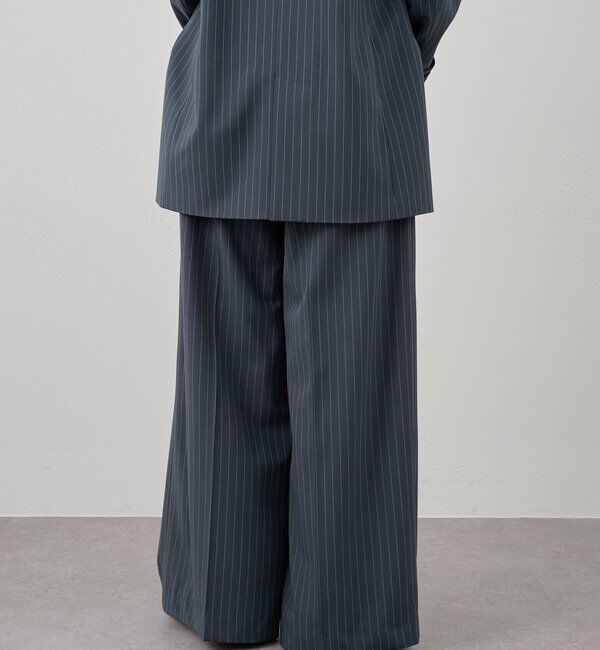  「ストライプウエストデザインパンツ」|チノ|