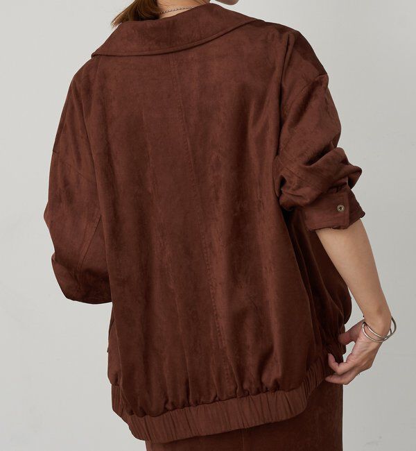  「フェイクスウェードブルゾン」|ブルゾン・スタジャン|