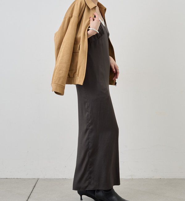  「サテンキャミワンピース」|ワンピース|