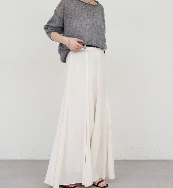  「《インフルエンサー@kanako_ikiコラボ》シアーウールプルオーバー」|ニット・セーター|