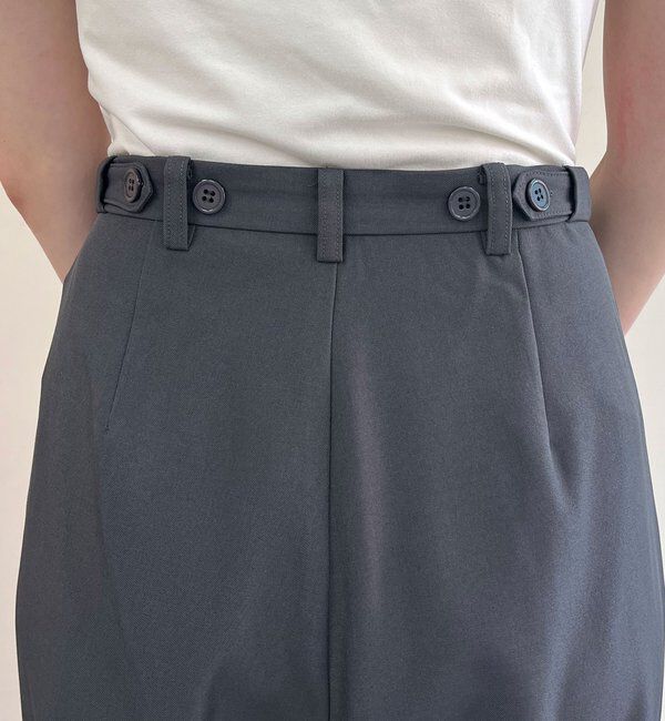  「ダブルタックワイドパンツ」|チノ|