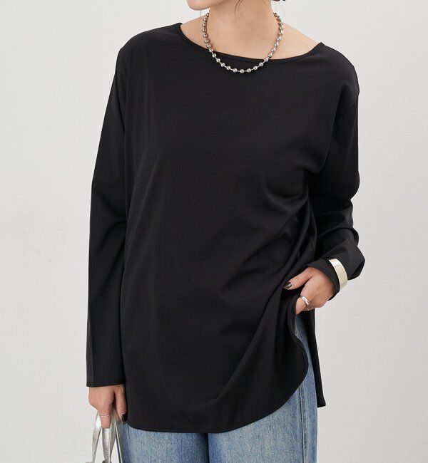  「シンプルブラウス」|シャツ・ブラウス|ブラック